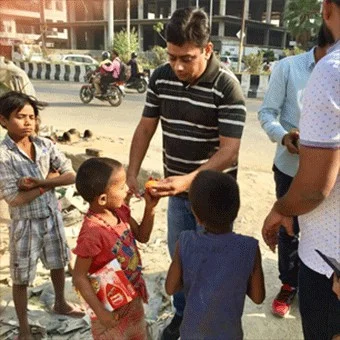 Diwali Sweet Distribution